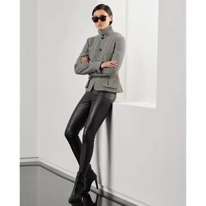 Ralph Lauren Collection Wool Cashmere Blend Cartwright Houndstooth Jacket